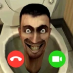 skibydi toilet video call android application logo